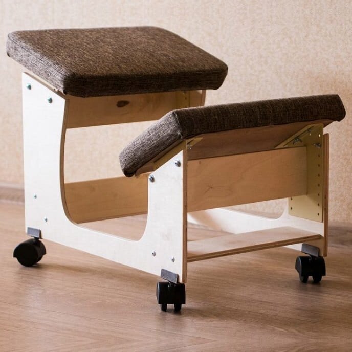 Intra απο ξύλο plywood 3mm-4mm πάχος – Εργονομική λίμα γονατιστή καρέκλας 30x35 cm INTRAVECTRY-MY555239