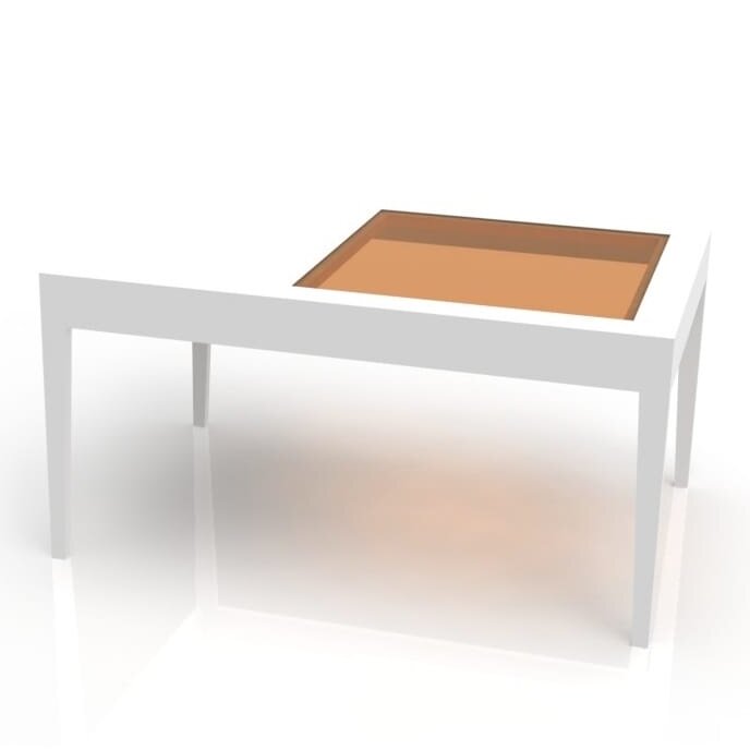 Intra απο ξύλο plywood 3mm-4mm πάχος – Μισό ποτήρι για τραπεζάκι σαλονιού 25x25 cm INTRAVECTRY-MY560258