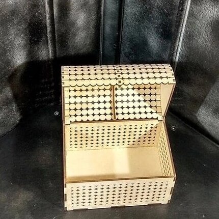 Σετ των 2 Intra απο ξύλο plywood 3mm-4mm πάχος – Διακοσμητική λίμα σεντούκι θησαυρού 25x30 cm INTRAVECTRY-MY555302