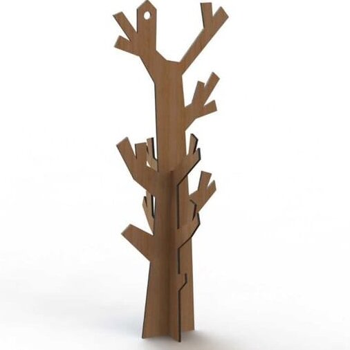 Intra απο ξύλο plywood 3mm-4mm πάχος – Λίμα Tree Coat Stand for Kids 15x15 cm INTRAVECTRY-MY557630