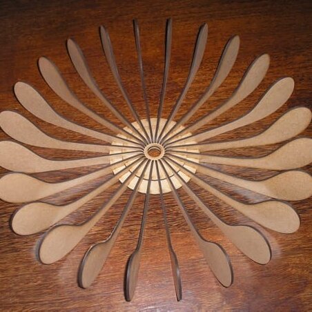 Σετ των 2 Intra απο ξύλο plywood 3mm-4mm πάχος – Ξύλινη Στρογγυλή Λίμα Καλαθιού Φρουτόμπολ 30x35 cm INTRAVECTRY-MY555674