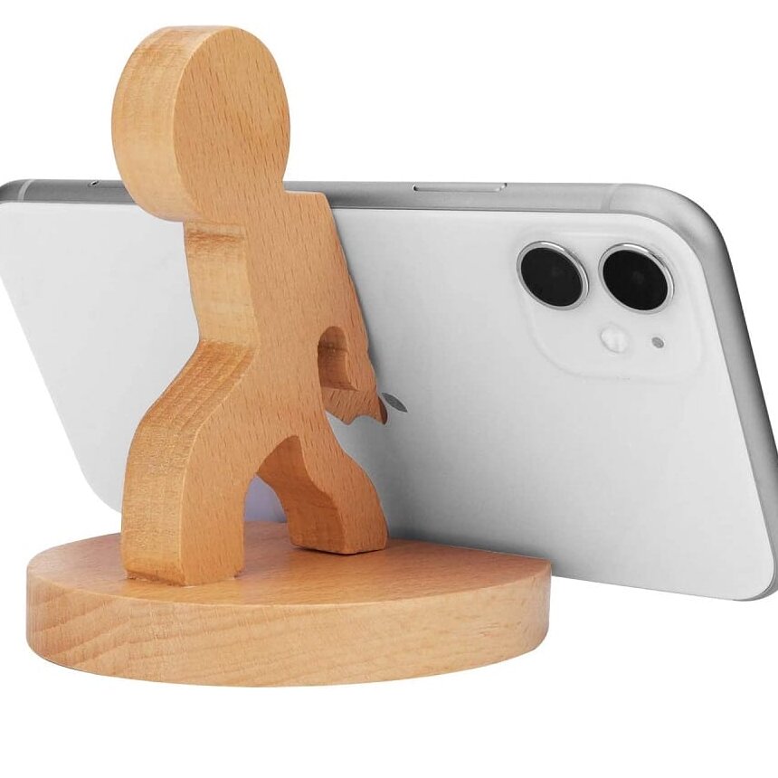 Σετ των 2 Intra απο ξύλο plywood 3mm-4mm πάχος – Ξύλινο ξύλο βάσης θήκης έξυπνου τηλεφώνου Kung Fu Kid 20x20 cm INTRAVECTRY-MY558514