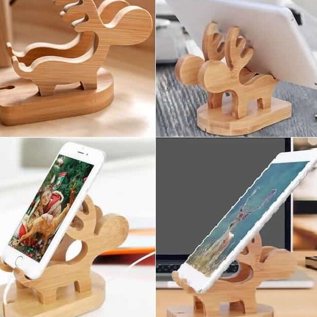 Σετ των 2 Intra απο ξύλο plywood 3mm-4mm πάχος – ξύλο βάσης θήκης κινητού από ξύλο ελάφι 35x40 cm INTRAVECTRY-MY558527