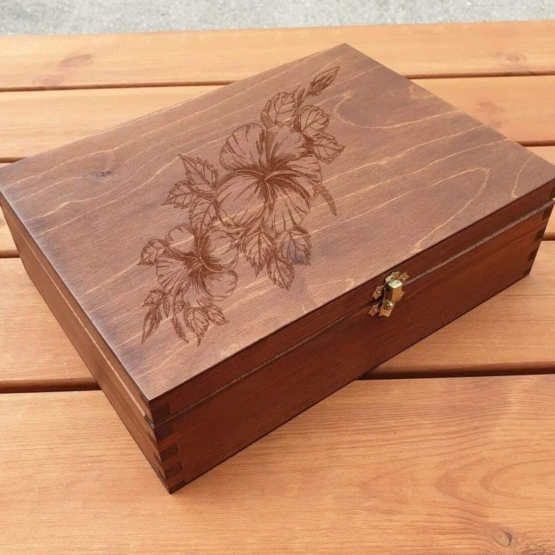 Σετ των 3 Intra απο ξύλο plywood 3mm-4mm πάχος – Floral Art on the Box ξύλο Χαρακτικής με Λέιζερ 25x30 cm INTRAVECTRY-MY561427