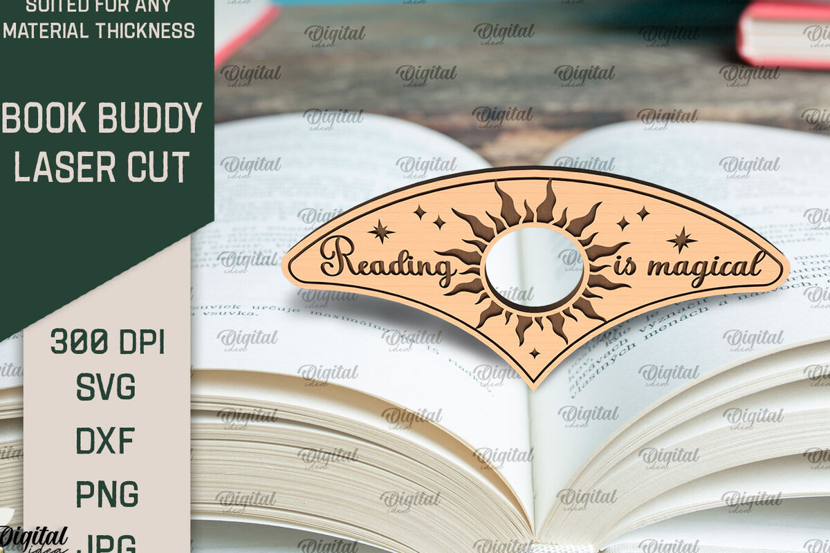 Intra απο ξύλο plywood 3mm-4mm πάχος Βιβλίο Buddy . Κάτοχος σελίδας βιβλίου Δίασταση 30x20 cm INTRAFABR-94902093