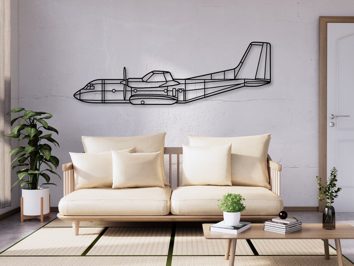 Σετ των 2 Intra απο ξύλο plywood 3mm-4mm πάχος C160 Aircraft Silhouette Δίασταση 15x15 cm INTRAFABR-110688425