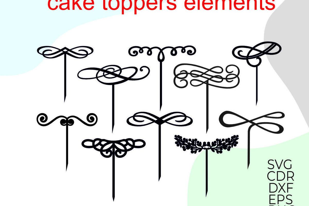 Σετ των 2 Intra απο ξύλο plywood 3mm-4mm πάχος Cake Topper Elements Δίασταση 15x15 cm INTRAFABR-61845905