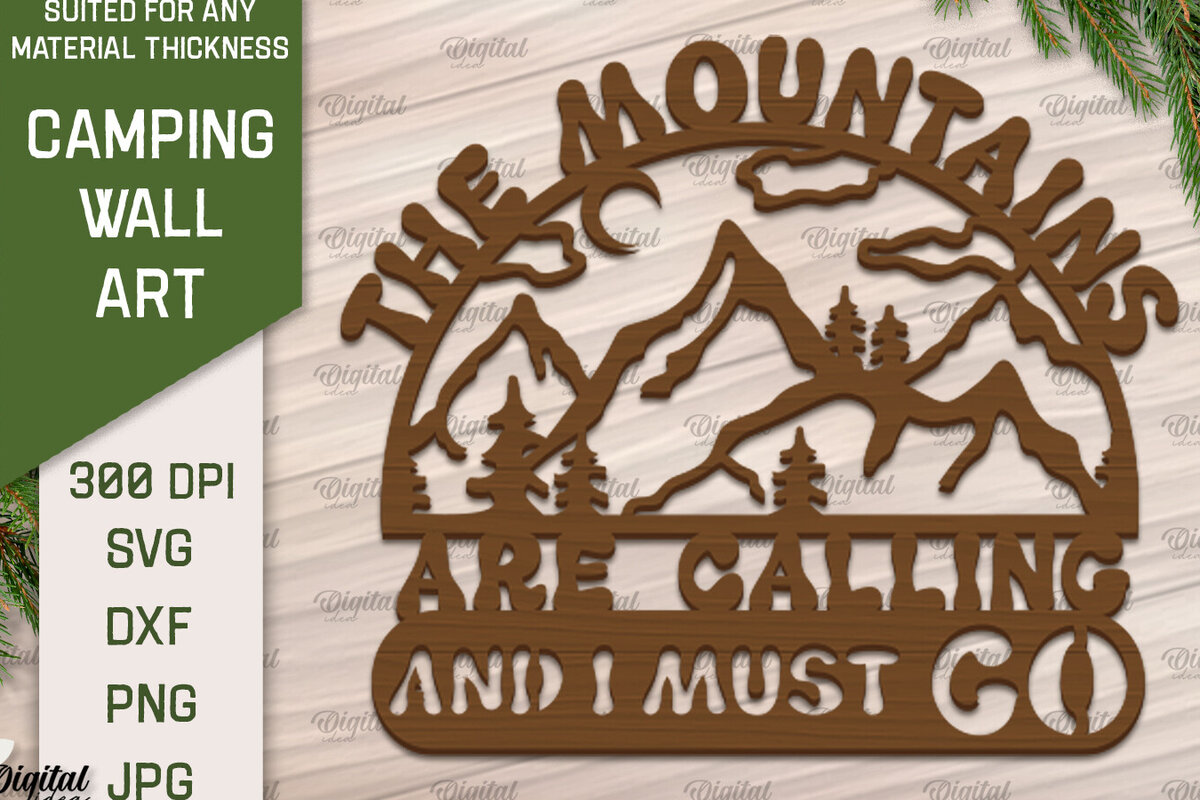 Intra απο ξύλο plywood 3mm-4mm πάχος Camping Wall Art . Camping Papercut Δίασταση 40x40 cm INTRAFABR-91963136