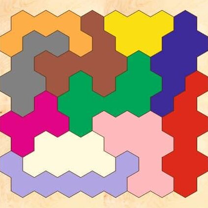 Σετ των 2 Intra απο ξύλο plywood 3mm-4mm πάχος – Ξύλινη κηρήθρα Παιδικό παιχνίδι παζλ 35x40 cm INTRAVECTRY-MY558696