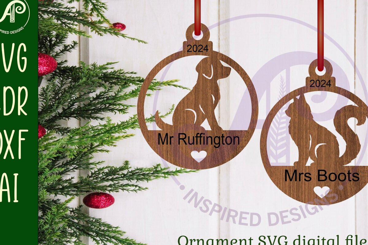 Σετ των 3 Intra απο ξύλο plywood 3mm-4mm πάχος Χριστουγεννιάτικο στολίδι για γάτα και σκύλο  Δίασταση 3x3 cm INTRAFABR-108869903