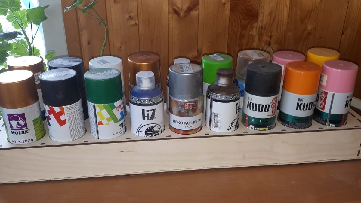 Intra απο ξύλο plywood 3mm-4mm πάχος – ξύλο Organizer Holder Can Spray 15x20 cm INTRAVECTRY-MY556135