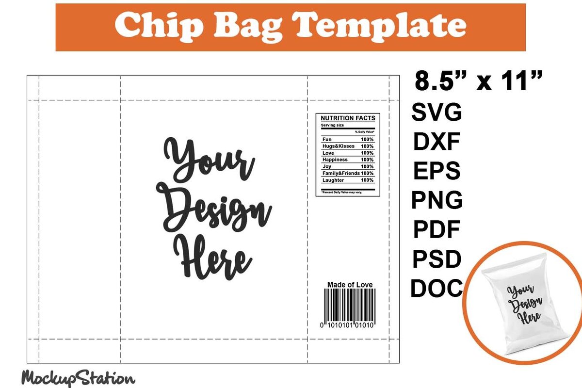 Σετ των 2 Intra απο ξύλο plywood 3mm-4mm πάχος Πρότυπο Chip Bag | Περιτύλιγμα πάρτι Δίασταση 15x15 cm INTRAFABR-27489057