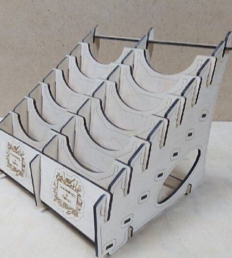 Intra απο ξύλο plywood 3mm-4mm πάχος – Βάση θήκης για τσάντα μπαχαρικών σε πάγκο πολλαπλών στρώσεων 50x60 cm INTRAVECTRY-MY556146