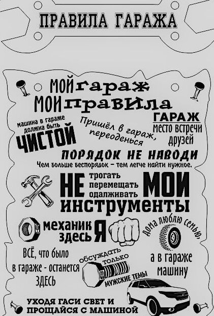 Intra απο ξύλο plywood 3mm-4mm πάχος – Κανόνες Γκαράζ Ξύλινο ξύλο αφίσας 40x40 cm INTRAVECTRY-MY556171