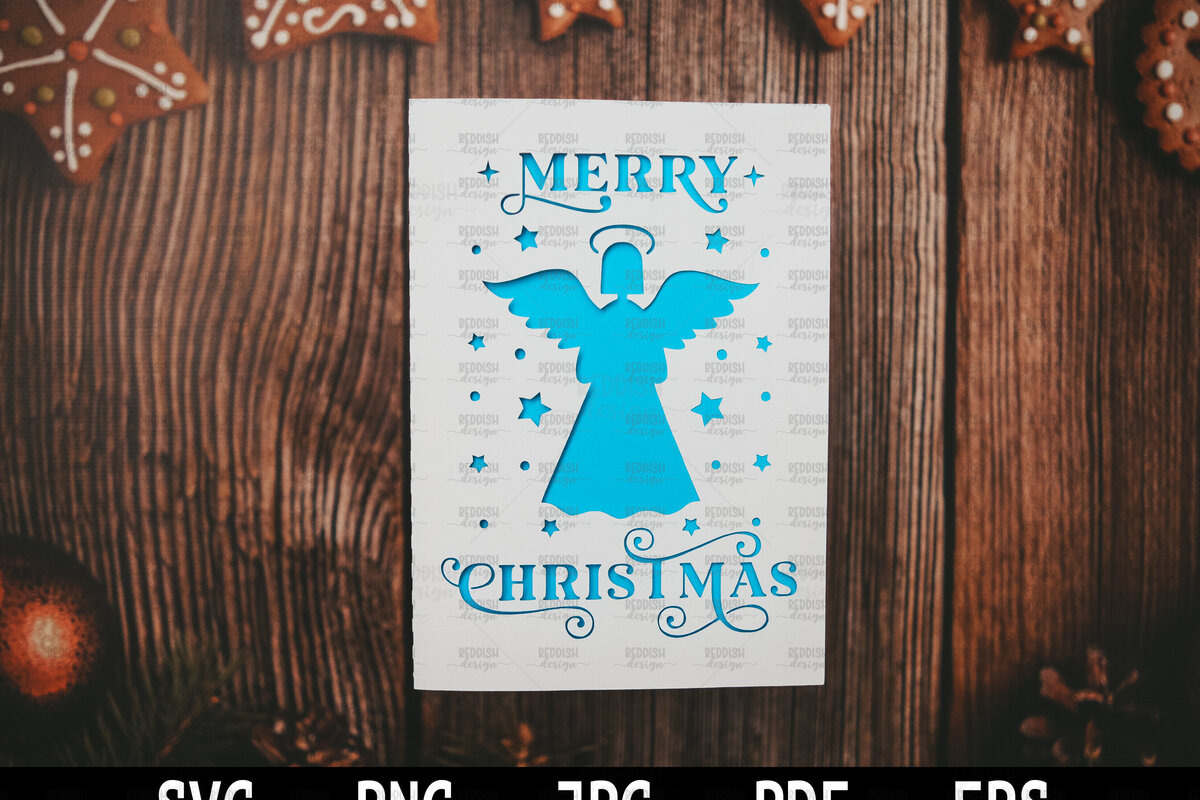 Σετ των 2 Intra απο ξύλο plywood 3mm-4mm πάχος Πρότυπο ευχετήριας κάρτας Χριστουγέννων Δίασταση 15x15 cm INTRAFABR-107961859