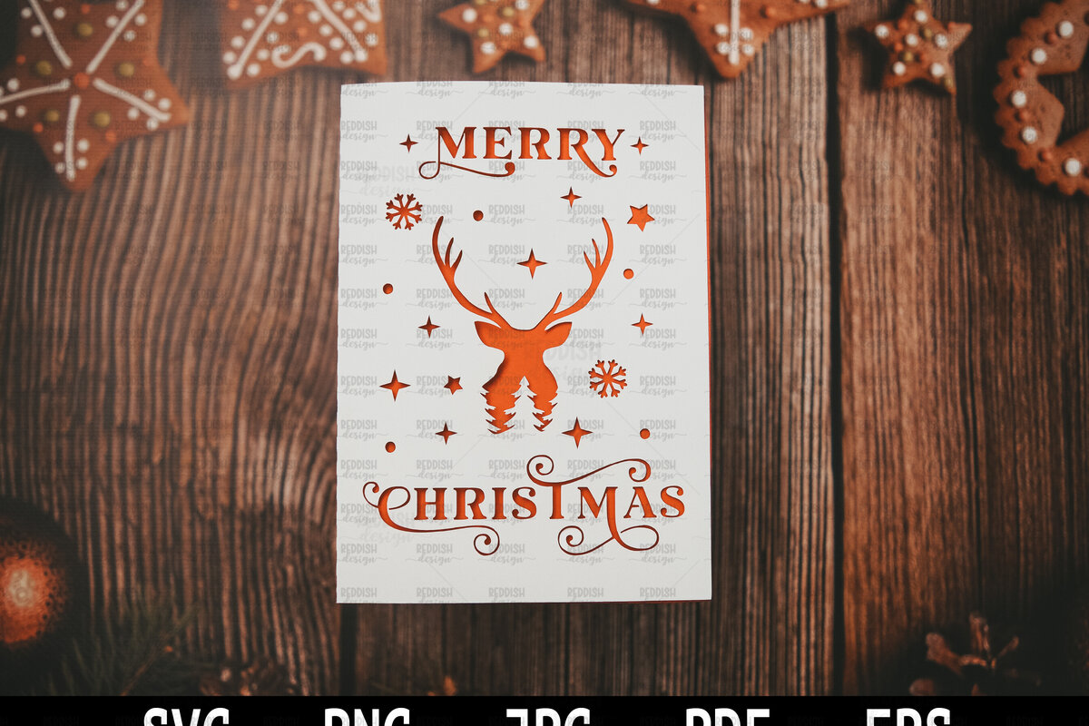 Σετ των 2 Intra απο ξύλο plywood 3mm-4mm πάχος Πρότυπο ευχετήριας κάρτας Χριστουγέννων Δίασταση 15x15 cm INTRAFABR-107961904