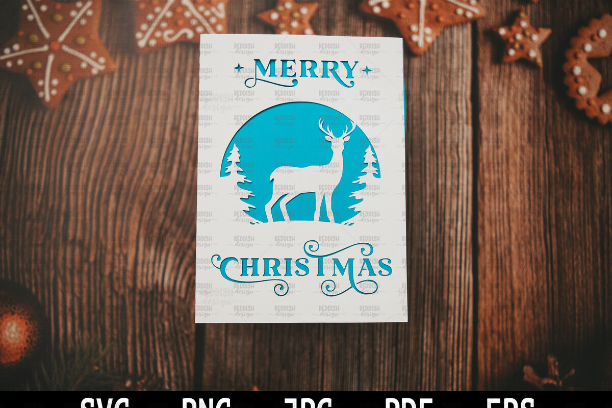 Σετ των 2 Intra απο ξύλο plywood 3mm-4mm πάχος Πρότυπο ευχετήριας κάρτας Χριστουγέννων Δίασταση 15x15 cm INTRAFABR-107961987