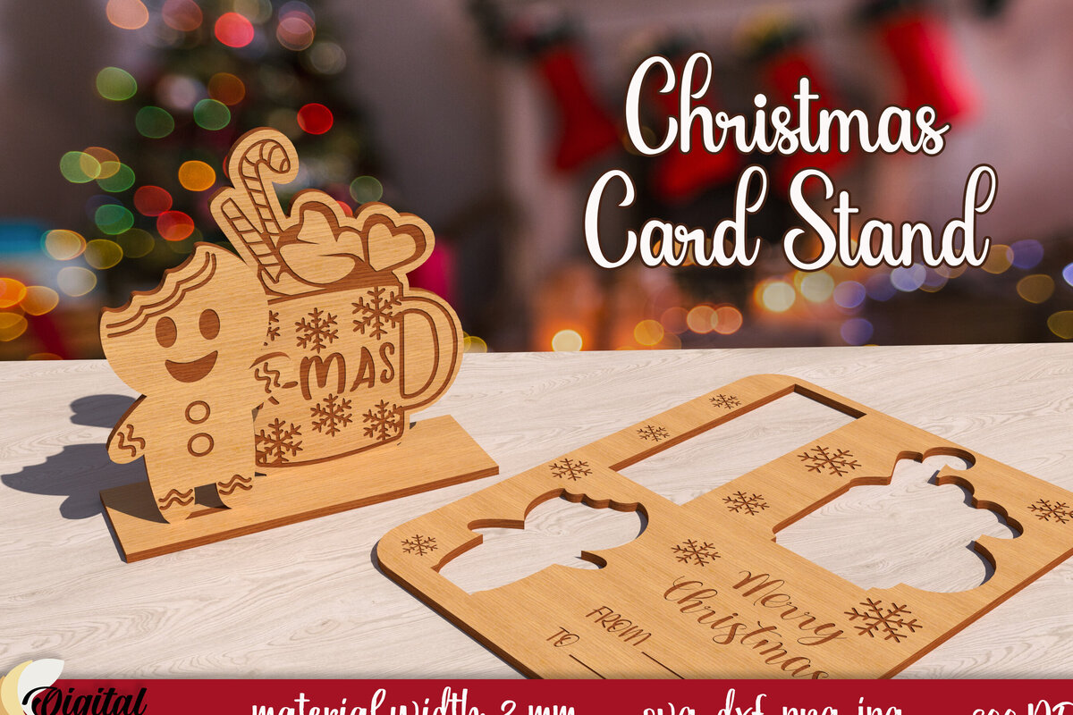 Σετ των 3 Intra απο ξύλο plywood 3mm-4mm πάχος Χριστουγεννιάτικη διακόσμηση σπιτιού Δίασταση 15x15 cm INTRAFABR-79597860