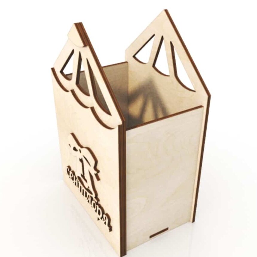 Σετ των 2 Intra απο ξύλο plywood 3mm-4mm πάχος – Μολυβοθήκη δώρου 1ης Σεπτεμβρίου 3mm 4mm ξύλο 120x180x80mm 20x25 cm INTRAVECTRY-MY558478