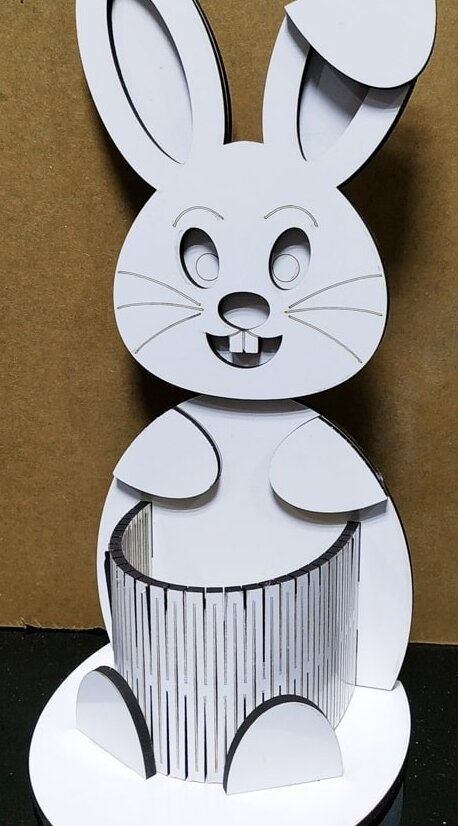 Σετ των 2 Intra απο ξύλο plywood 3mm-4mm πάχος – Ζωντανό ξύλο μεντεσέδων για στυλό λαγουδάκι 10x10 cm INTRAVECTRY-MY558482