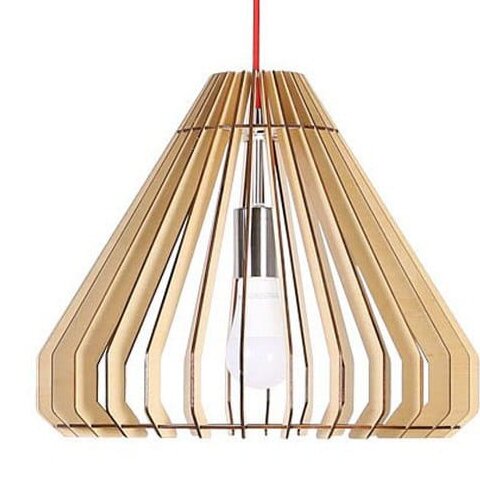 Intra απο ξύλο plywood 3mm-4mm πάχος – Ξύλινο κρεμαστό μενταγιόν οροφής Φωτιστικό Φωτιστικό Φωτιστικό 3mm ξύλο 30x30 cm INTRAVECTRY-MY556349