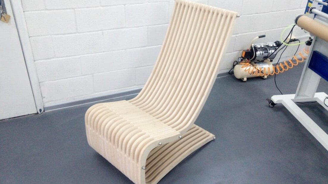 Σετ των 2 Intra απο ξύλο plywood 3mm-4mm πάχος – ξύλο καρέκλας διπλού τμήματος Piegatto 50x60 cm INTRAVECTRY-MY556531