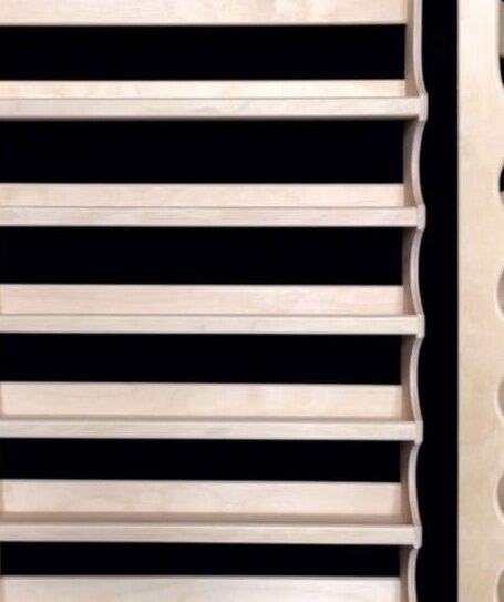 Σετ των 2 Intra απο ξύλο plywood 3mm-4mm πάχος – Βερνίκι νυχιών Wood Rack Cosmetic Organizer File 15x20 cm INTRAVECTRY-MY556594