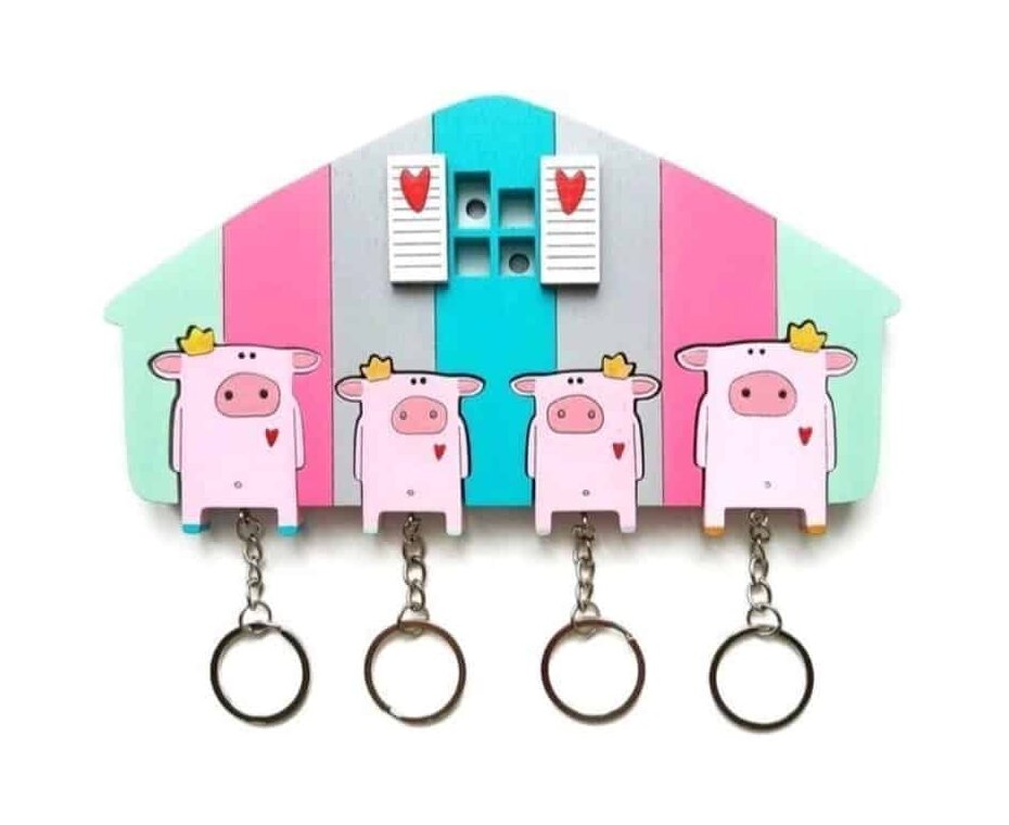 Intra απο ξύλο plywood 3mm-4mm πάχος – Μπρελόκ για χοιρινό 40x45 cm INTRAVECTRY-MY556623