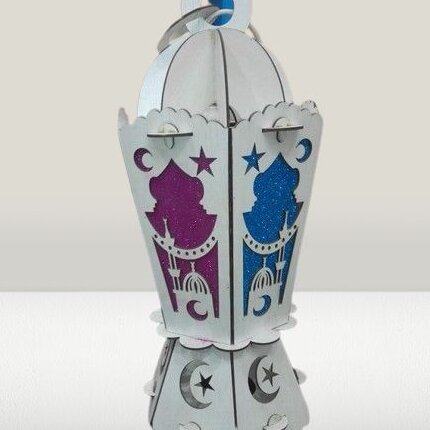 Intra απο ξύλο plywood 3mm-4mm πάχος – ξύλο Φωτιστικού Φωτός Νύχτας Μουσουλμανικού Φεστιβάλ Ραμαζάνι 35x40 cm INTRAVECTRY-MY558268