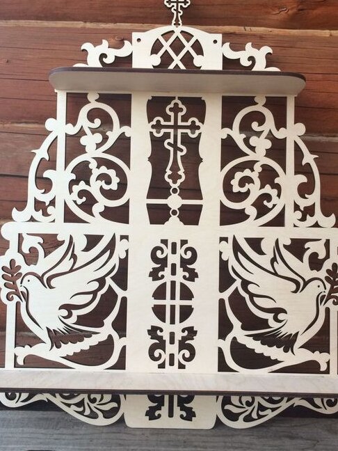 Intra απο ξύλο plywood 3mm-4mm πάχος – Ξύλινο ξύλο ραφιού εικονιδίων σπιτιού 12x15 cm INTRAVECTRY-MY559146