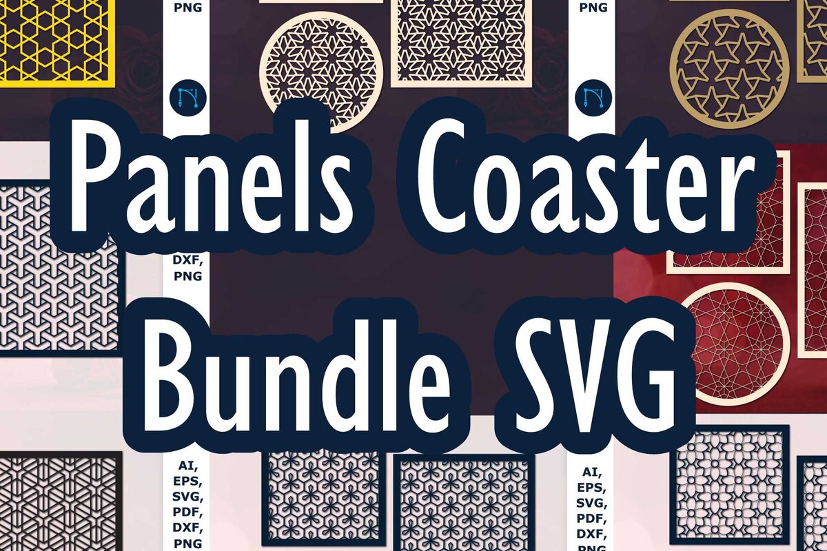 Σετ των 2 Intra απο ξύλο plywood 3mm-4mm πάχος – Πάνελ σουβέρ με μοτίβο Bundle Δίασταση  20x20 cm INTRAFABR-58171824