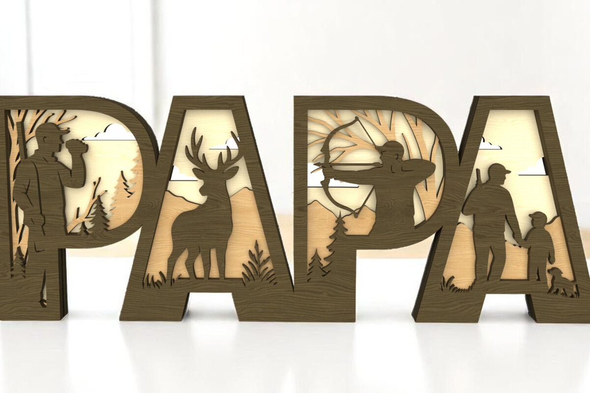 Σετ των 2 Intra απο ξύλο plywood 3mm-4mm πάχος – Papa Hunting Archery 3D Layered σημάδι Δίασταση  20x20 cm INTRAFABR-122427387