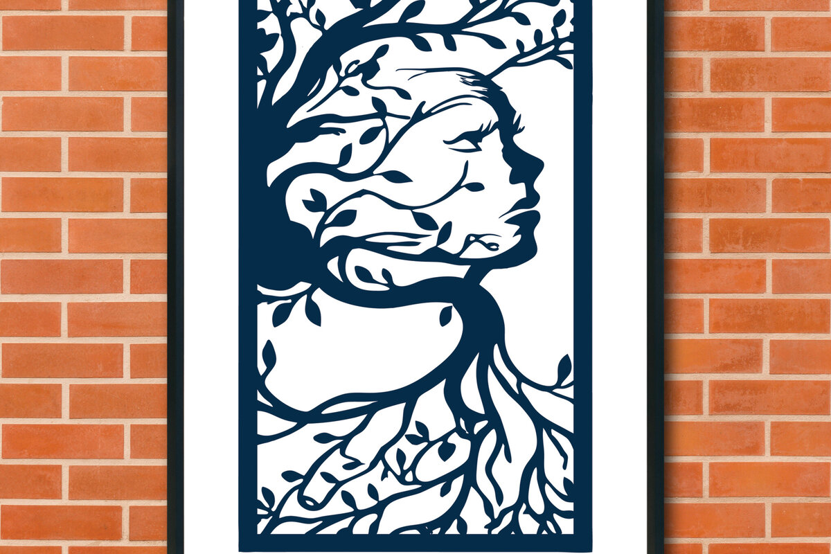 Intra απο ξύλο plywood 3mm-4mm πάχος – Κοπή χαρτιού σελιδοδείκτης Cut Design 8 Δίασταση  40x30 cm INTRAFABR-116524552