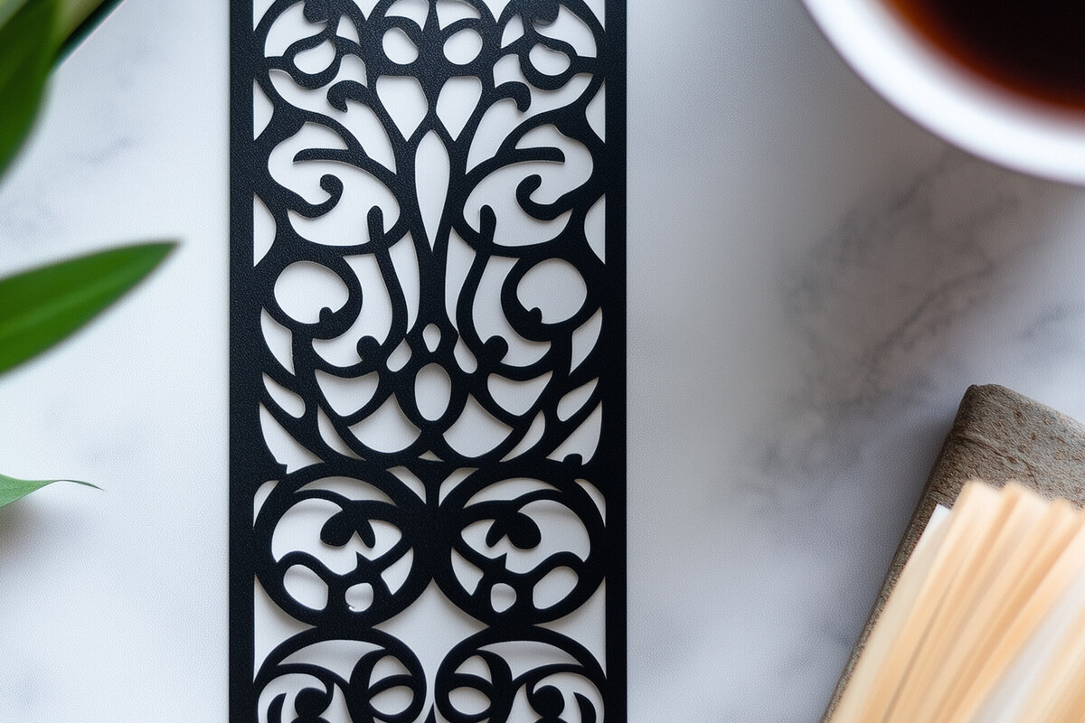 Σετ των 2 Intra απο ξύλο plywood 3mm-4mm πάχος – Περικοπή χαρτιού σελιδοδείκτης Δίασταση  20x20 cm INTRAFABR-119660969