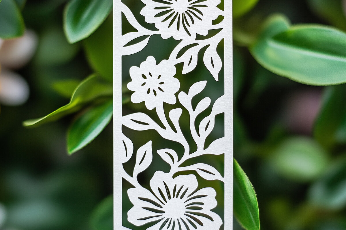 Σετ των 2 Intra απο ξύλο plywood 3mm-4mm πάχος – Περικοπή χαρτιού σελιδοδείκτης Δίασταση  20x20 cm INTRAFABR-114609869