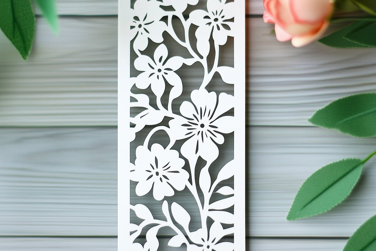 Σετ των 2 Intra απο ξύλο plywood 3mm-4mm πάχος – Περικοπή χαρτιού σελιδοδείκτης Δίασταση  20x20 cm INTRAFABR-114610339