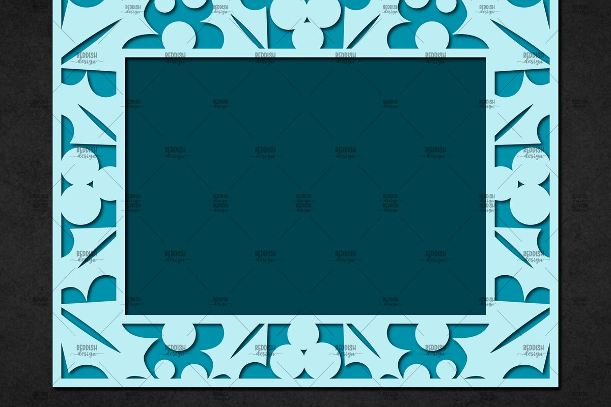 Σετ των 2 Intra απο ξύλο plywood 3mm-4mm πάχος – Χριστουγεννιάτικη κορνίζα με χαρτί, κορνίζα Δίασταση  20x20 cm INTRAFABR-113325651