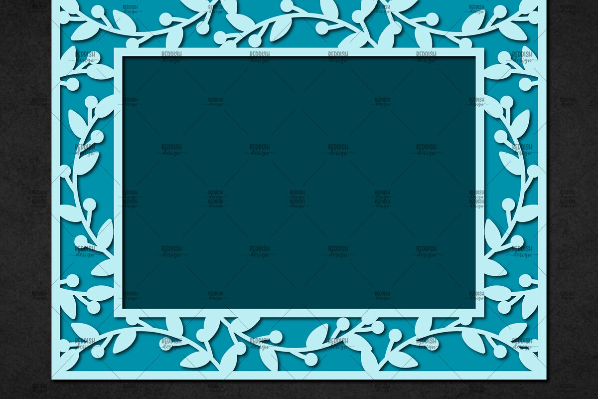 Σετ των 2 Intra απο ξύλο plywood 3mm-4mm πάχος – Χριστουγεννιάτικη κορνίζα με χαρτί, κορνίζα Δίασταση  20x20 cm INTRAFABR-113325682