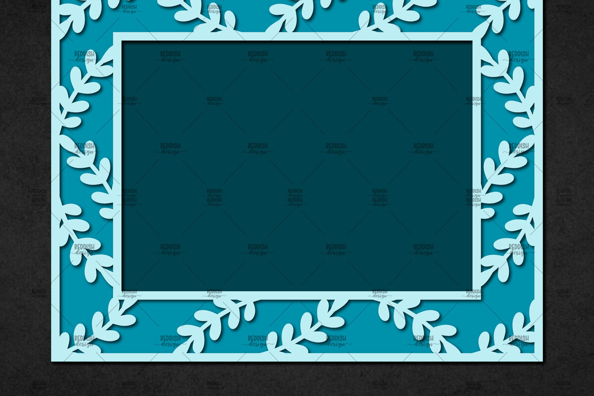 Σετ των 2 Intra απο ξύλο plywood 3mm-4mm πάχος – Χριστουγεννιάτικη κορνίζα με χαρτί, κορνίζα Δίασταση  20x20 cm INTRAFABR-113325523