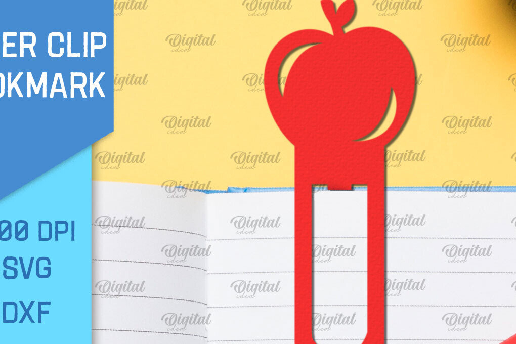 Σετ των 2 Intra απο ξύλο plywood 3mm-4mm πάχος – Σελιδοδείκτης κλιπ κοπής χαρτιού. Apple Δίασταση  20x20 cm INTRAFABR-89268358