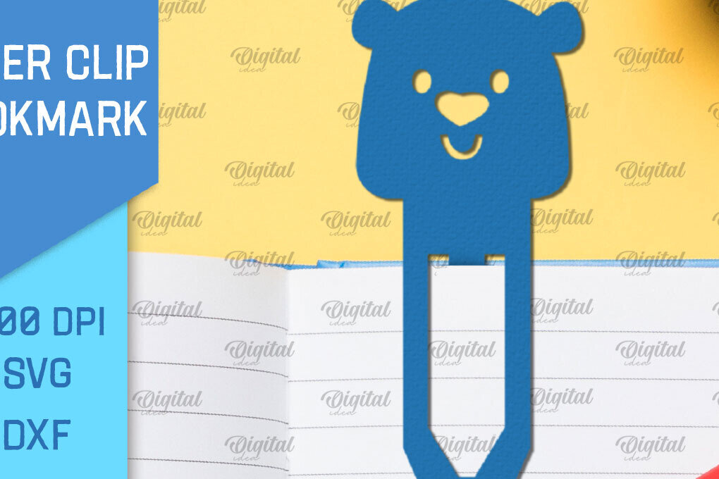 Σετ των 2 Intra απο ξύλο plywood 3mm-4mm πάχος – Σελιδοδείκτης κλιπ κοπής χαρτιού. Αρκούδα Δίασταση  20x20 cm INTRAFABR-89433265