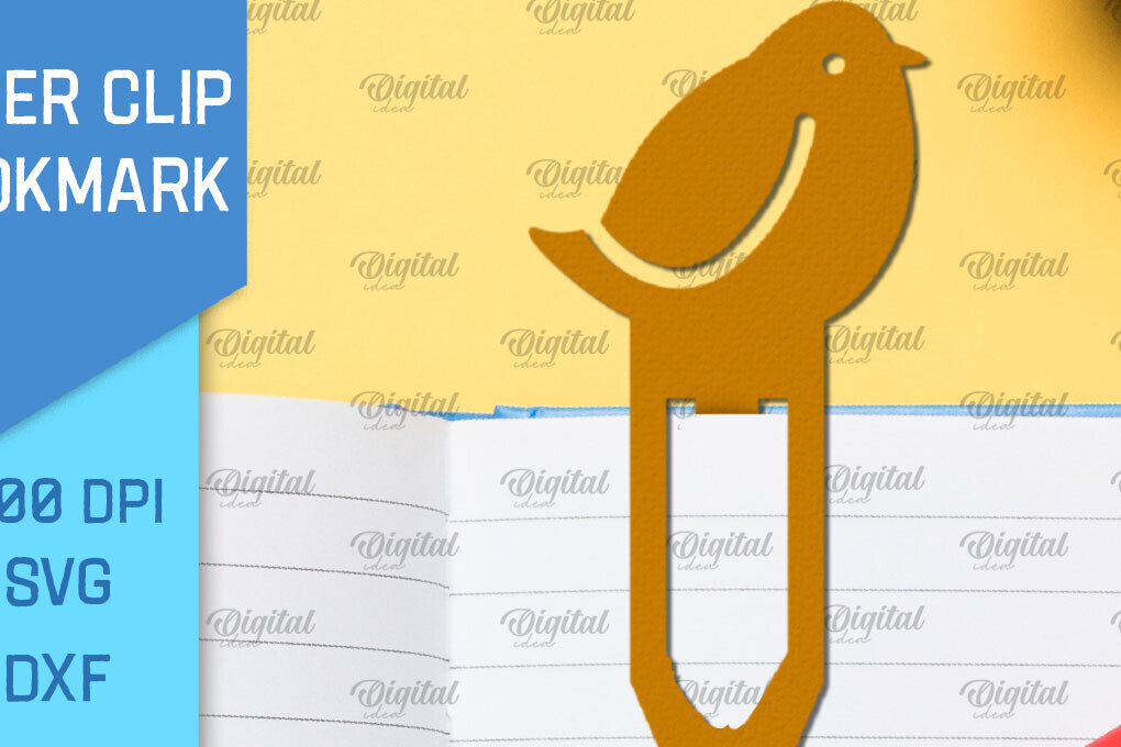 Σετ των 2 Intra απο ξύλο plywood 3mm-4mm πάχος – Σελιδοδείκτης κλιπ κοπής χαρτιού. Bird Δίασταση  20x20 cm INTRAFABR-89433372