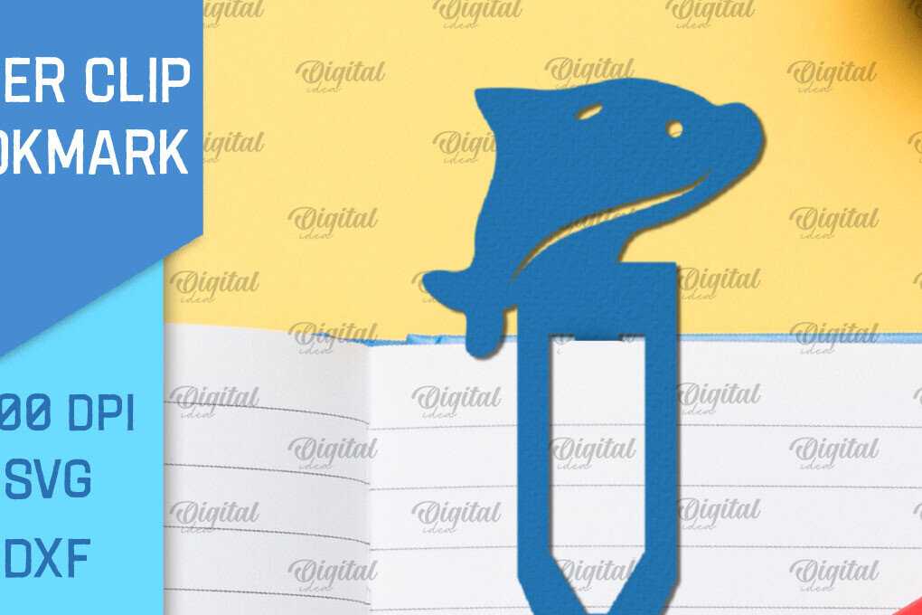 Σετ των 2 Intra απο ξύλο plywood 3mm-4mm πάχος – Σελιδοδείκτης κλιπ κοπής χαρτιού. Dolphin Δίασταση  20x20 cm INTRAFABR-89375285