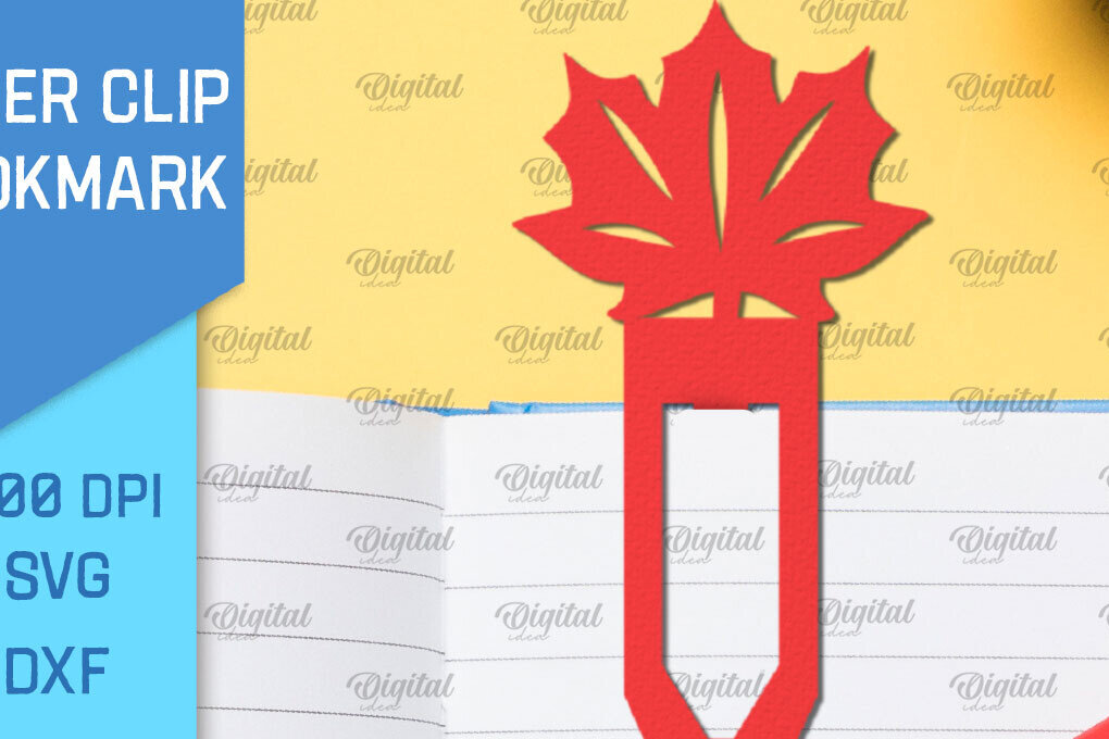 Σετ των 2 Intra απο ξύλο plywood 3mm-4mm πάχος – Σελιδοδείκτης κλιπ κοπής χαρτιού. Maple Leaf Δίασταση  20x20 cm INTRAFABR-89375425