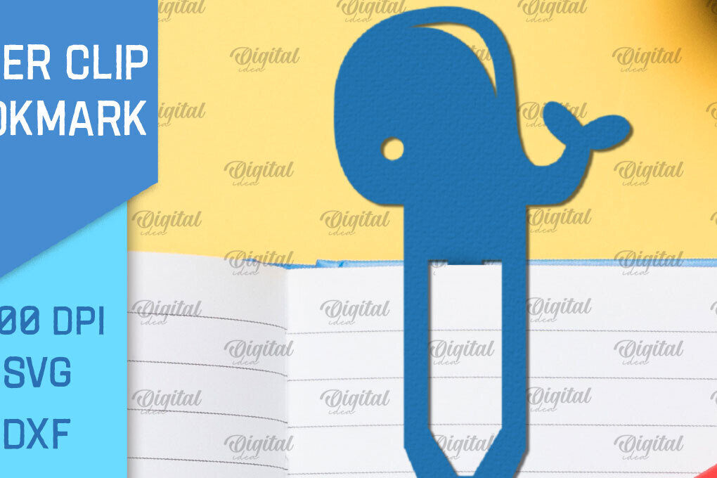 Σετ των 2 Intra απο ξύλο plywood 3mm-4mm πάχος – Σελιδοδείκτης κλιπ κοπής χαρτιού. Φάλαινα Δίασταση  20x20 cm INTRAFABR-89433153