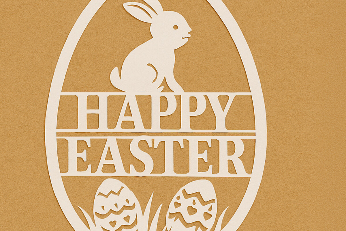 Σετ των 2 Intra απο ξύλο plywood 3mm-4mm πάχος – Paper Cut Paper Day Δίασταση  20x20 cm INTRAFABR-119838787