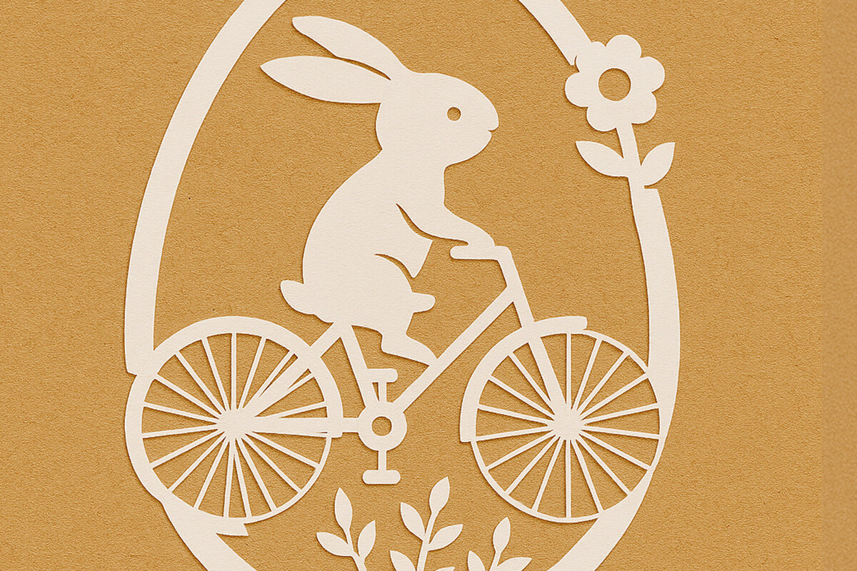 Σετ των 2 Intra απο ξύλο plywood 3mm-4mm πάχος – Paper Cut Paper Day Δίασταση  20x20 cm INTRAFABR-119838999