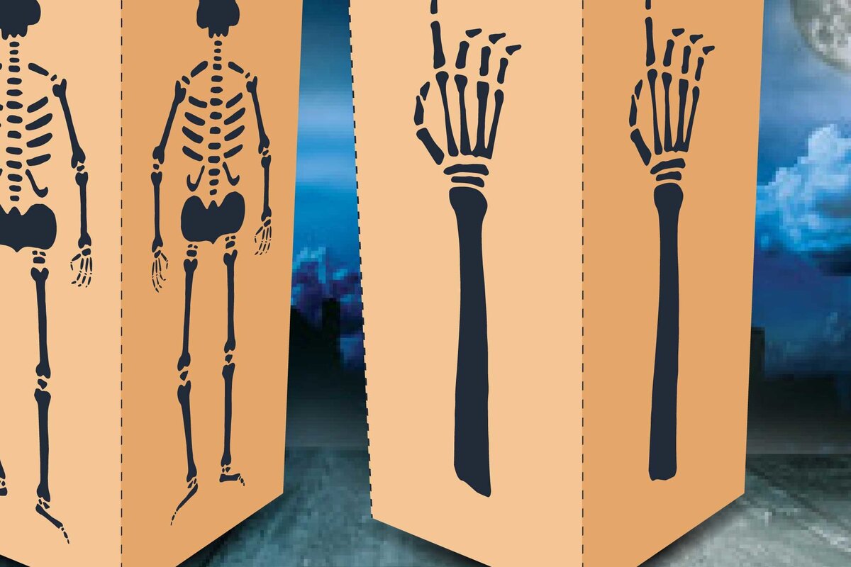 Σετ των 2 Intra απο ξύλο plywood 3mm-4mm πάχος – Πακέτο φαναριού από κομμένο χαρτί Δίασταση  20x20 cm INTRAFABR-75875003