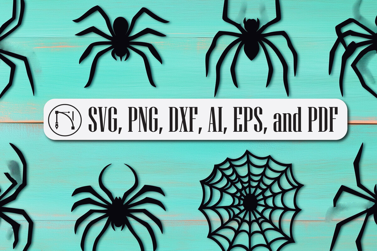 Σετ των 2 Intra απο ξύλο plywood 3mm-4mm πάχος – Paper Cut Halloween Spider Web Δίασταση  20x20 cm INTRAFABR-104684066