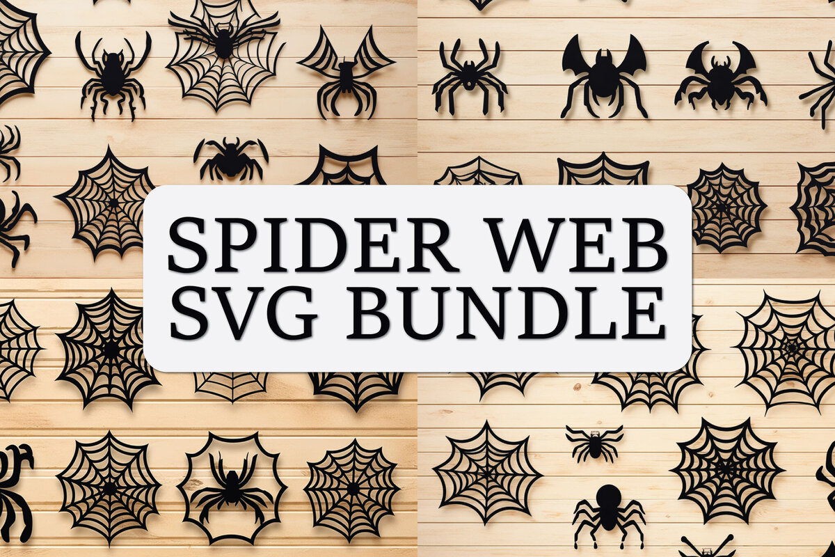 Σετ των 2 Intra απο ξύλο plywood 3mm-4mm πάχος – Σετ Paper Cut Halloween Spider Web Δίασταση  20x20 cm INTRAFABR-81650852